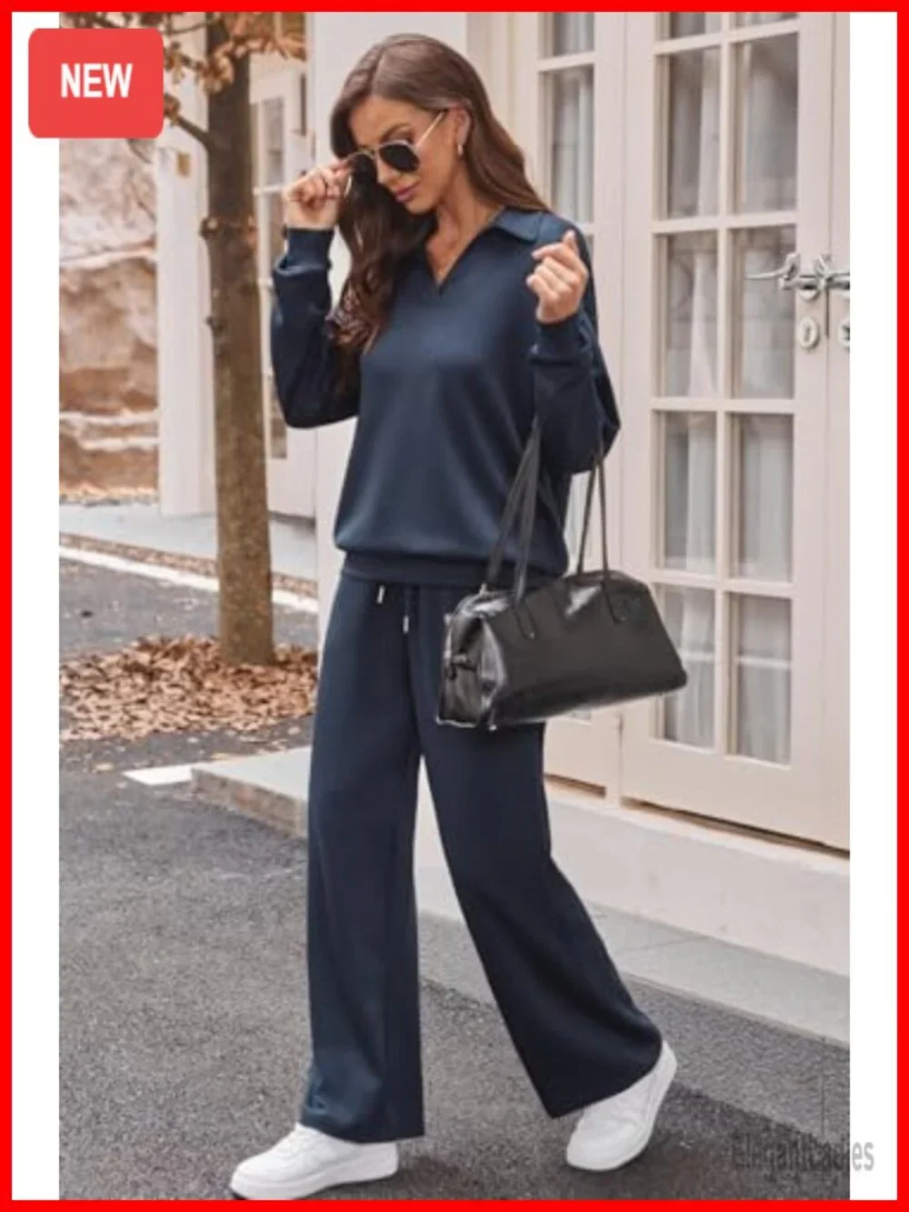 2 Piece Lounge Sets for Women Matching Sweatshirt Sweatpants Tracksuit